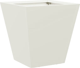 vidaXL - Plantenbak - 30x30x30 - cm - staal - wit