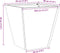 vidaXL - Plantenbak - 30x30x30 - cm - staal - wit