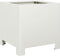 vidaXL - Plantenbak - 30x30x30 - cm - staal - wit