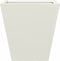 vidaXL - Plantenbak - 30x30x30 - cm - staal - wit