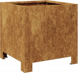 vidaXL - Plantenbak - 30x30x30 - cm - weervast - staal