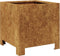 vidaXL - Plantenbak - 30x30x30 - cm - weervast - staal