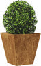 vidaXL - Plantenbak - 30x30x30 - cm - weervast - staal