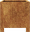 vidaXL - Plantenbak - 30x30x30 - cm - weervast - staal