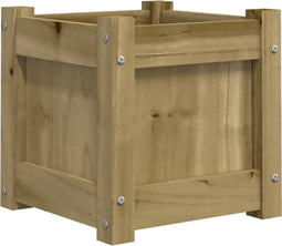 vidaXL - Plantenbak - 31x31x31 - cm - geïmpregneerd - grenenhout