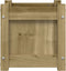 vidaXL - Plantenbak - 31x31x31 - cm - geïmpregneerd - grenenhout