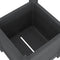 vidaXL - Plantenbak - 31x31x31 - cm - massief - grenenhout - grijs