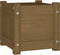 vidaXL - Plantenbak - 31x31x31 - cm - massief - grenenhout - honingbruin