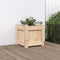 vidaXL - Plantenbak - 31x31x31 - cm - massief - grenenhout