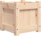 vidaXL - Plantenbak - 31x31x31 - cm - massief - grenenhout
