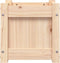 vidaXL - Plantenbak - 31x31x31 - cm - massief - grenenhout