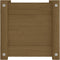vidaXL - Plantenbak - 31x31x31 - cm - massief - grenenhout - honingbruin