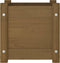 vidaXL - Plantenbak - 31x31x31 - cm - massief - grenenhout - honingbruin
