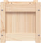 vidaXL - Plantenbak - 31x31x31 - cm - massief - grenenhout