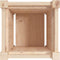 vidaXL - Plantenbak - 31x31x31 - cm - massief - grenenhout
