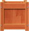 vidaXL - Plantenbak - 31x31x31 - cm - massief - grenenhout - wasbruin