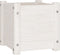 vidaXL - Plantenbak - 31x31x31 - cm - massief - grenenhout - wit