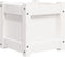 vidaXL - Plantenbak - 31x31x31 - cm - massief - grenenhout - wit