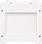 vidaXL - Plantenbak - 31x31x31 - cm - massief - grenenhout - wit