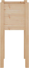 vidaXL - Plantenbak - 31x31x70 - cm - massief - grenenhout