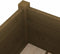 vidaXL - Plantenbak - 31x31x70 - cm - massief - grenenhout - honingbruin