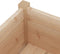 vidaXL - Plantenbak - 31x31x70 - cm - massief - grenenhout