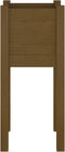 vidaXL - Plantenbak - 31x31x70 - cm - massief - grenenhout - honingbruin