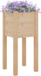 vidaXL - Plantenbak - 31x31x70 - cm - massief - grenenhout