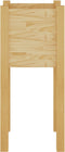 vidaXL - Plantenbak - 31x31x70 - cm - massief - grenenhout