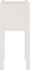 vidaXL - Plantenbak - 31x31x70 - cm - massief - grenenhout - wit