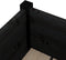 vidaXL - Plantenbak - 31x31x70 - cm - massief - grenenhout - zwart