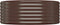 vidaXL - Plantenbak - 322x100x36 - cm - gepoedercoat - staal - bruin