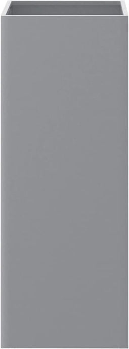 vidaXL - Plantenbak - 32x29x75 - cm - gegalvaniseerd - staal - zilverkleurig