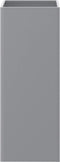 vidaXL - Plantenbak - 32x29x75 - cm - gegalvaniseerd - staal - zilverkleurig