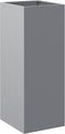 vidaXL - Plantenbak - 32x29x75 - cm - gegalvaniseerd - staal - zilverkleurig