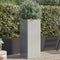 vidaXL - Plantenbak - 32x29x75 - cm - roestvrij - staal - zilverkleurig