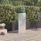 vidaXL - Plantenbak - 32x29x75 - cm - roestvrij - staal - zilverkleurig