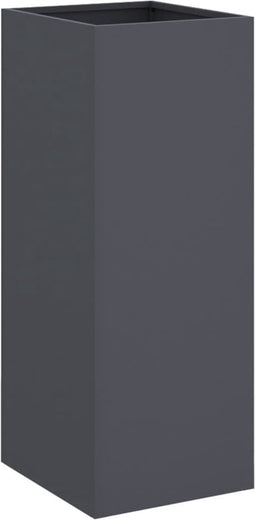 vidaXL - Plantenbak - 32x29x75 - cm - staal - antracietkleurig