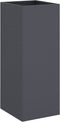 vidaXL - Plantenbak - 32x29x75 - cm - staal - antracietkleurig