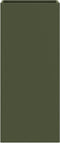 vidaXL - Plantenbak - 32x29x75 - cm - staal - olijfgroen