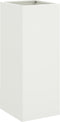 vidaXL - Plantenbak - 32x29x75 - cm - staal - wit