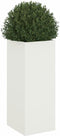 vidaXL - Plantenbak - 32x29x75 - cm - staal - wit