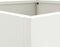 vidaXL - Plantenbak - 32x29x75 - cm - staal - wit