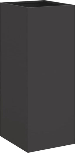 vidaXL - Plantenbak - 32x29x75 - cm - staal - zwart