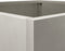 vidaXL - Plantenbak - 32x30x29 - cm - roestvrij - staal - zilverkleurig