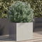 vidaXL - Plantenbak - 32x30x29 - cm - roestvrij - staal - zilverkleurig
