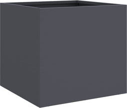 vidaXL - Plantenbak - 32x30x29 - cm - staal - antracietkleurig
