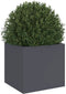 vidaXL - Plantenbak - 32x30x29 - cm - staal - antracietkleurig