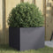 vidaXL - Plantenbak - 32x30x29 - cm - staal - antracietkleurig