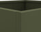 vidaXL - Plantenbak - 32x30x29 - cm - staal - olijfgroen